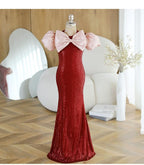 Children's dress fishtail dress wedding catwalk evening dress fashionable girl evening dress£¨¸´Öƣ©