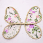 Paired with a floral dress, butterfly wings, floral butterfly wings