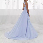 Girls piano performance dress violin performance banquet tail girl evening dress
