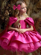 New Girls Big Bow Birthday Party Tutu Wedding Dress | KLFFIGID
