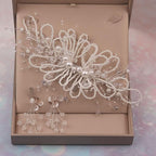 Children's birthday party wedding pearl hair accessories stage performance earrings hairpin（复制）