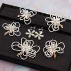Wedding flower girl hair accessories children's hair clips stage performance birthday party hair accessories