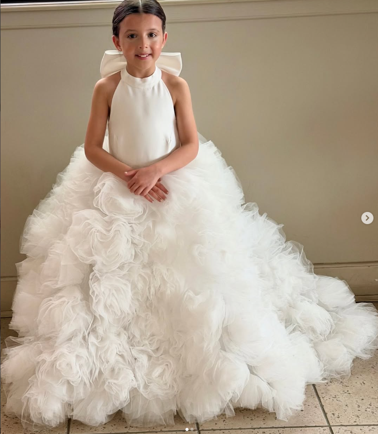 Elegant Halter-Neck Flower Girl & Birthday Party Dress | KLFFLGID