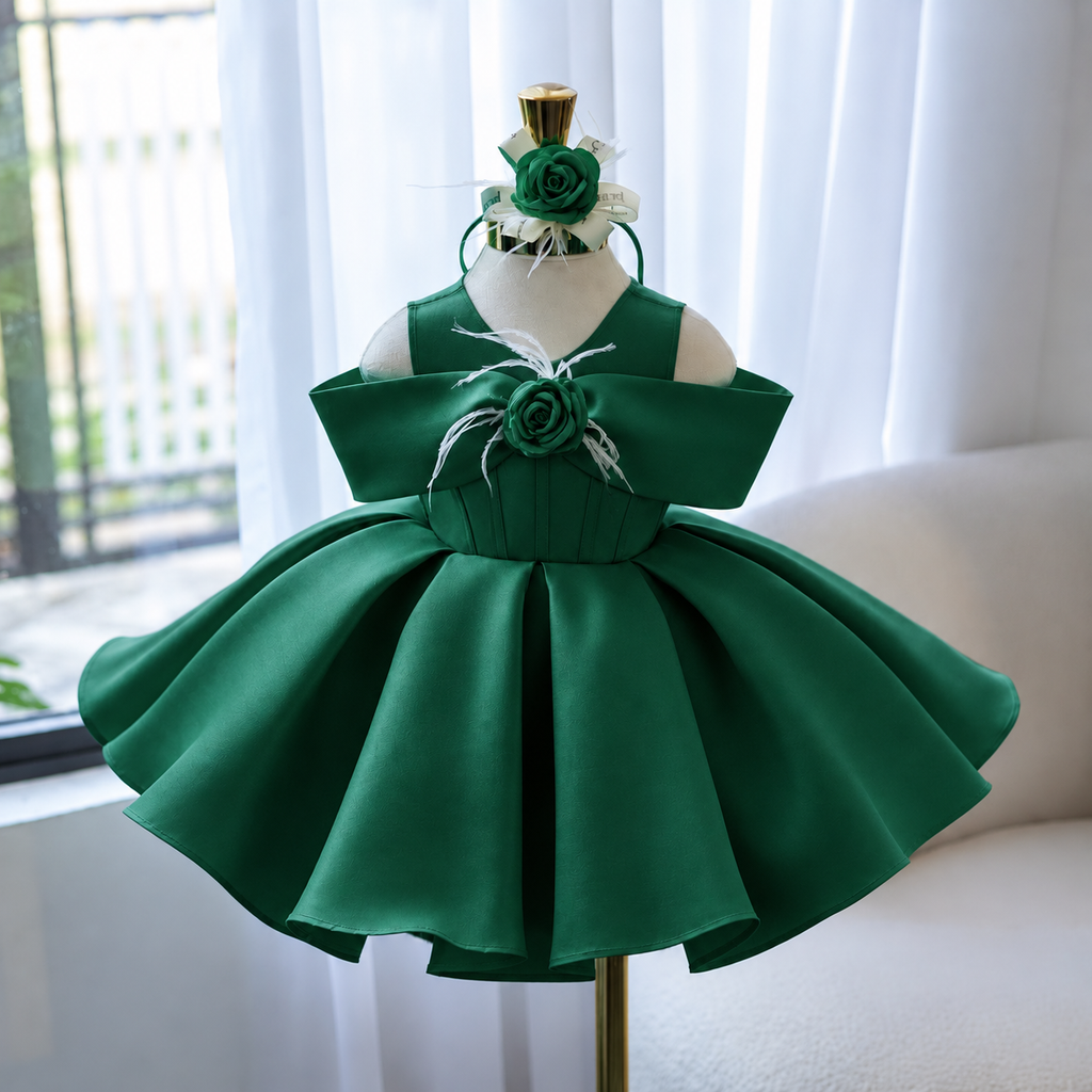 Ball Gown Girls Dress Baby Birthday Dress Kids Luxury Gown｜KLFFIGID