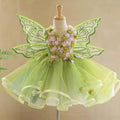 Flower Fairy Mesh Tulle Birthday Party Wedding Pageant Princess dress | KLFFLGID