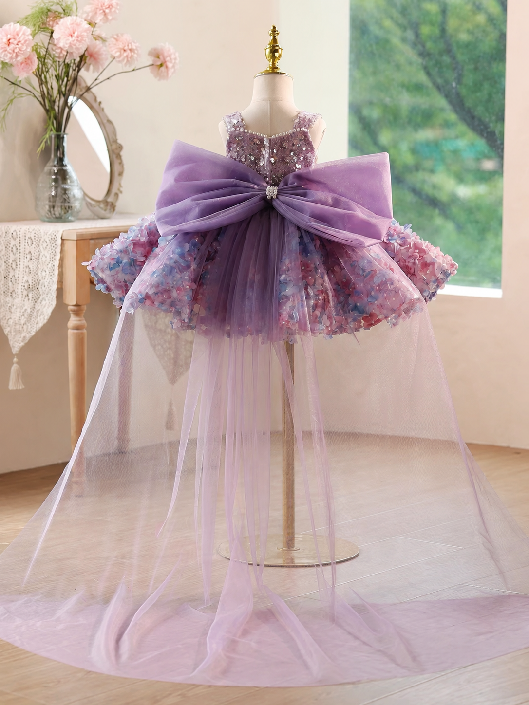 Baby Birthday Dress Princess Theme Party Toddler Princess Gown｜KLFFIGID