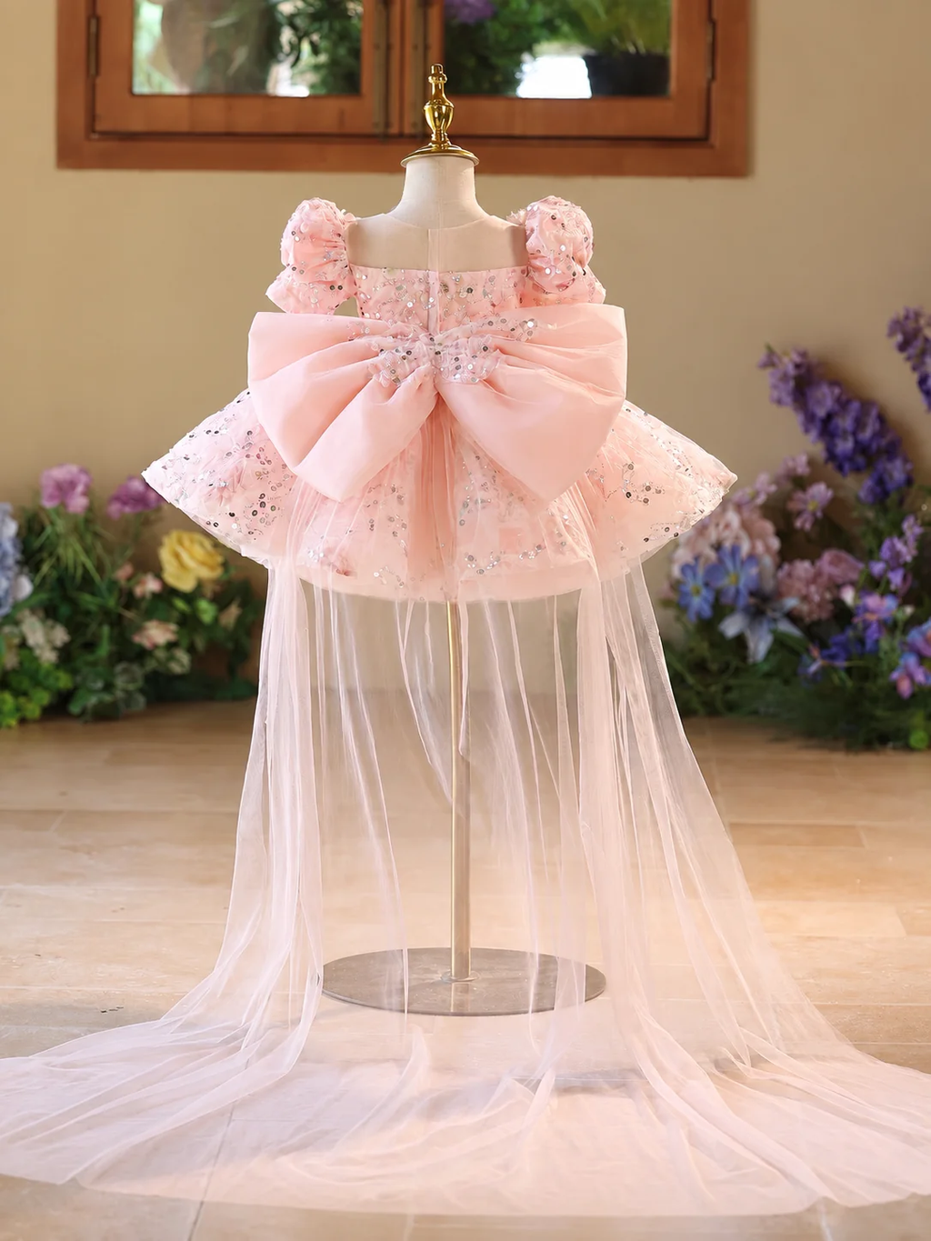 Baby's Birthday Party Dress  Pageant Gown Host's evening gown｜KLFFIGID