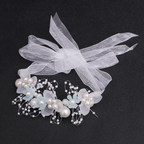 Princess Style Floral Bracelet Elegant Pearl Bracelet Glimmering Floral Bracelet
