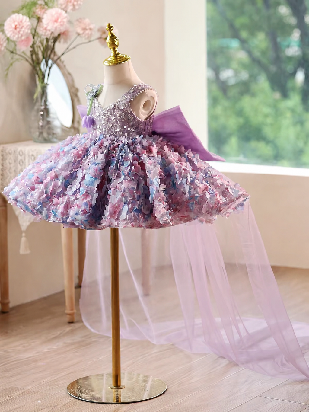 Baby Birthday Dress Princess Theme Party Toddler Princess Gown｜KLFFIGID
