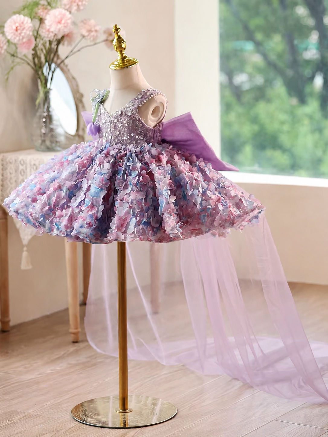 Baby Birthday Dress Princess Theme Party Toddler Princess Gown｜KLFFIGID