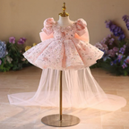 Baby's Birthday Party Dress  Pageant Gown Host's evening gown｜KLFFIGID