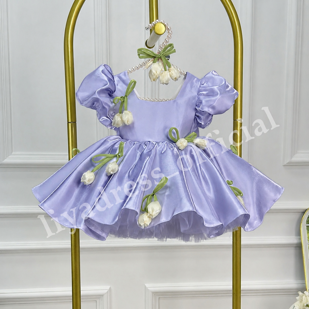 Tulip Elegant Baby Flower Girl Dress | KLFFIGID