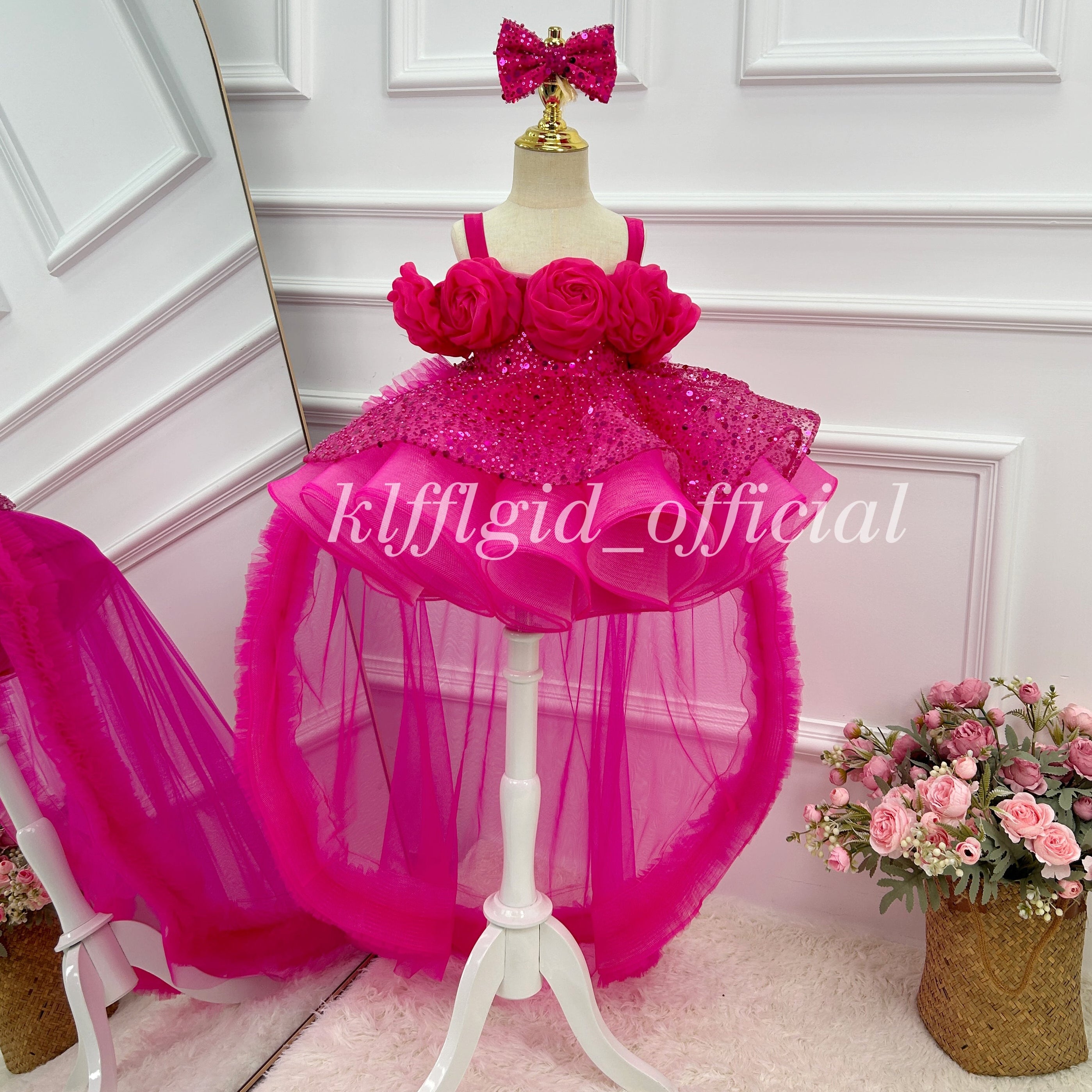 Baby Birthday & Flower Girl Dress | Toddler Party Gown