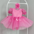 Puff Sleeve Butterfly Tulle Princess Birthday Party Dress | KLFFLGID